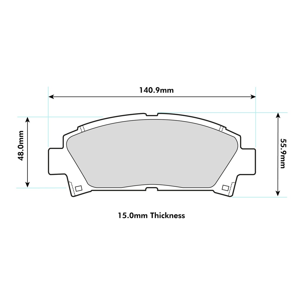 [PBS1352PR] PBS Brakes ProRace Brake Pads