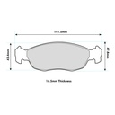 PBS Brakes ProTrack Brake Pads