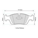 PBS Brakes ProTrack Brake Pads