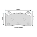 Endless MX72 Brake Pads