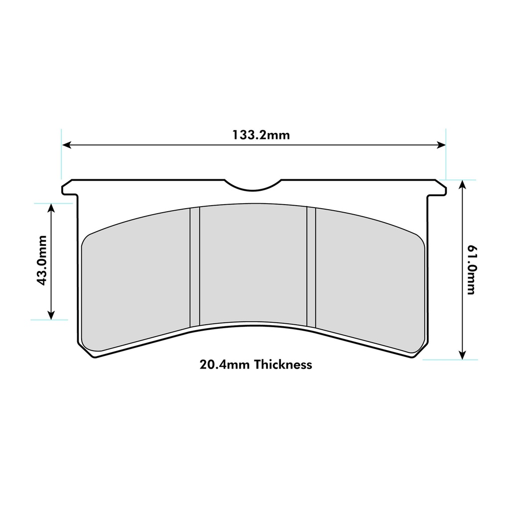 PBS Brakes ProRace Brake Pads To Fit AP Racing CP8350/Wilwood Billet Superlite Calipers