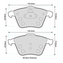 PBS Brakes ProTrack Brake Pads