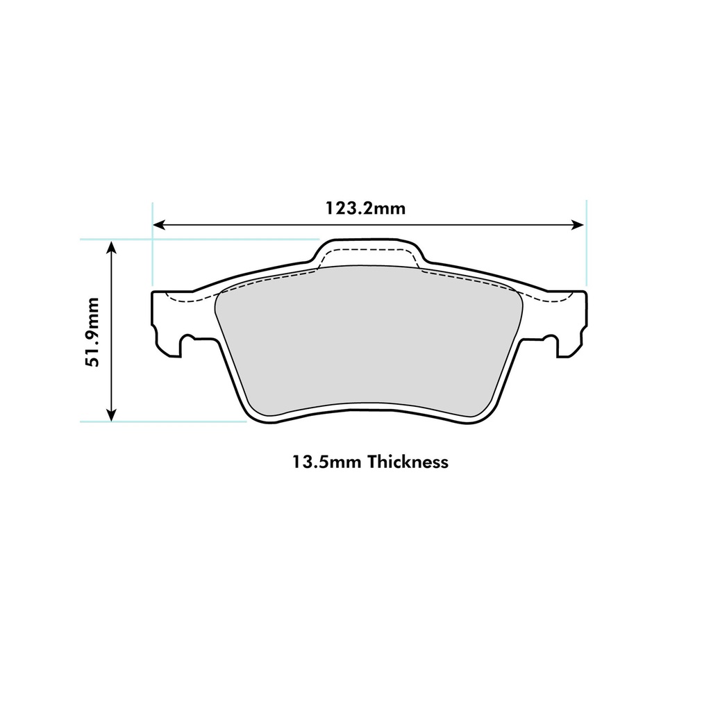 [PBS8152PT] PBS Brakes ProTrack Brake Pads