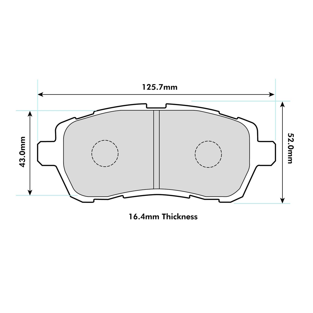 [PBS8435PT] PBS Brakes ProTrack Brake Pads