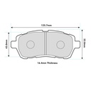 PBS Brakes ProTrack Brake Pads