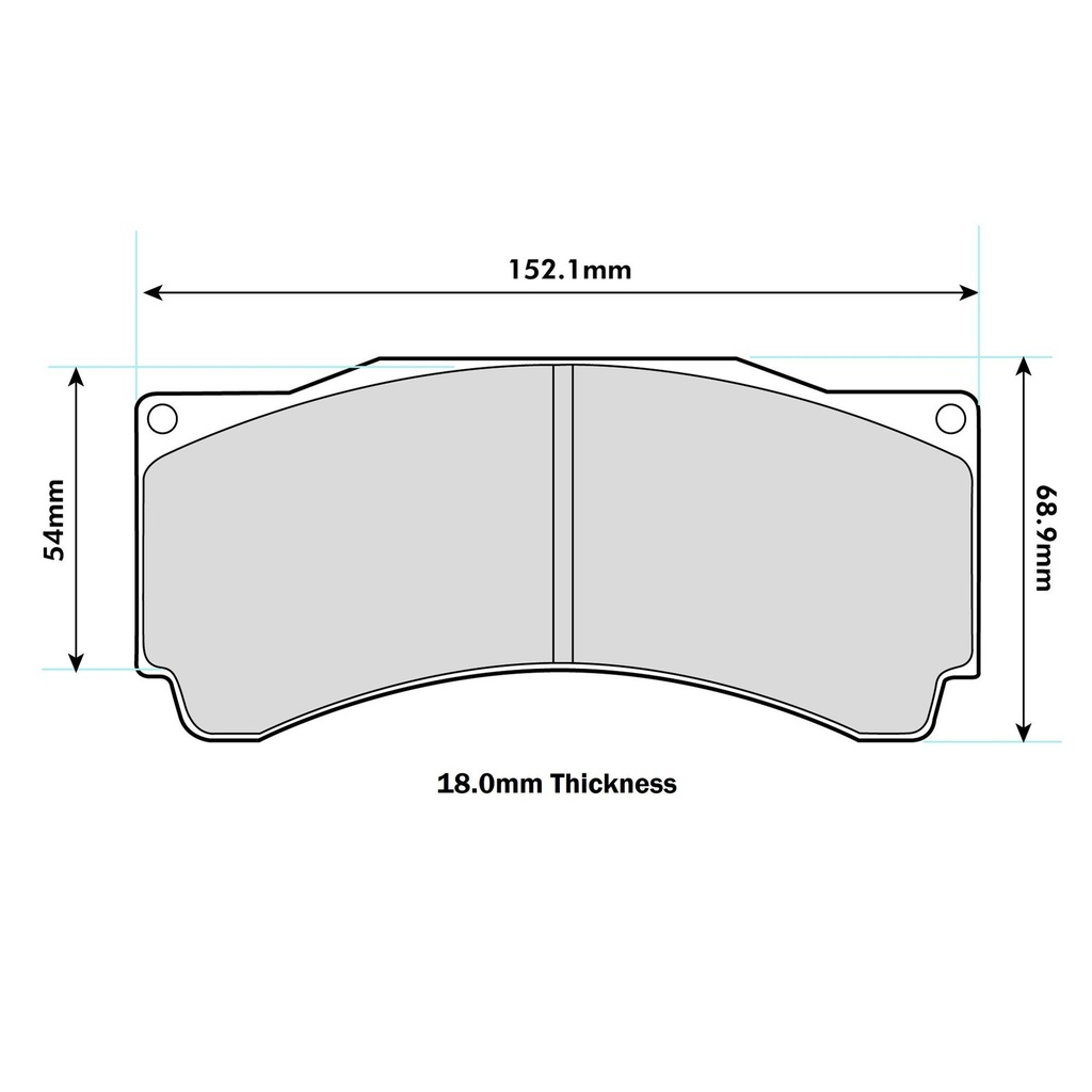 Ferodo DS2500 Brake Pads To Fit AP Racing CP9660 Calipers