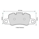 Ferodo DS3.12 (Thermally Treated) Brake Pads