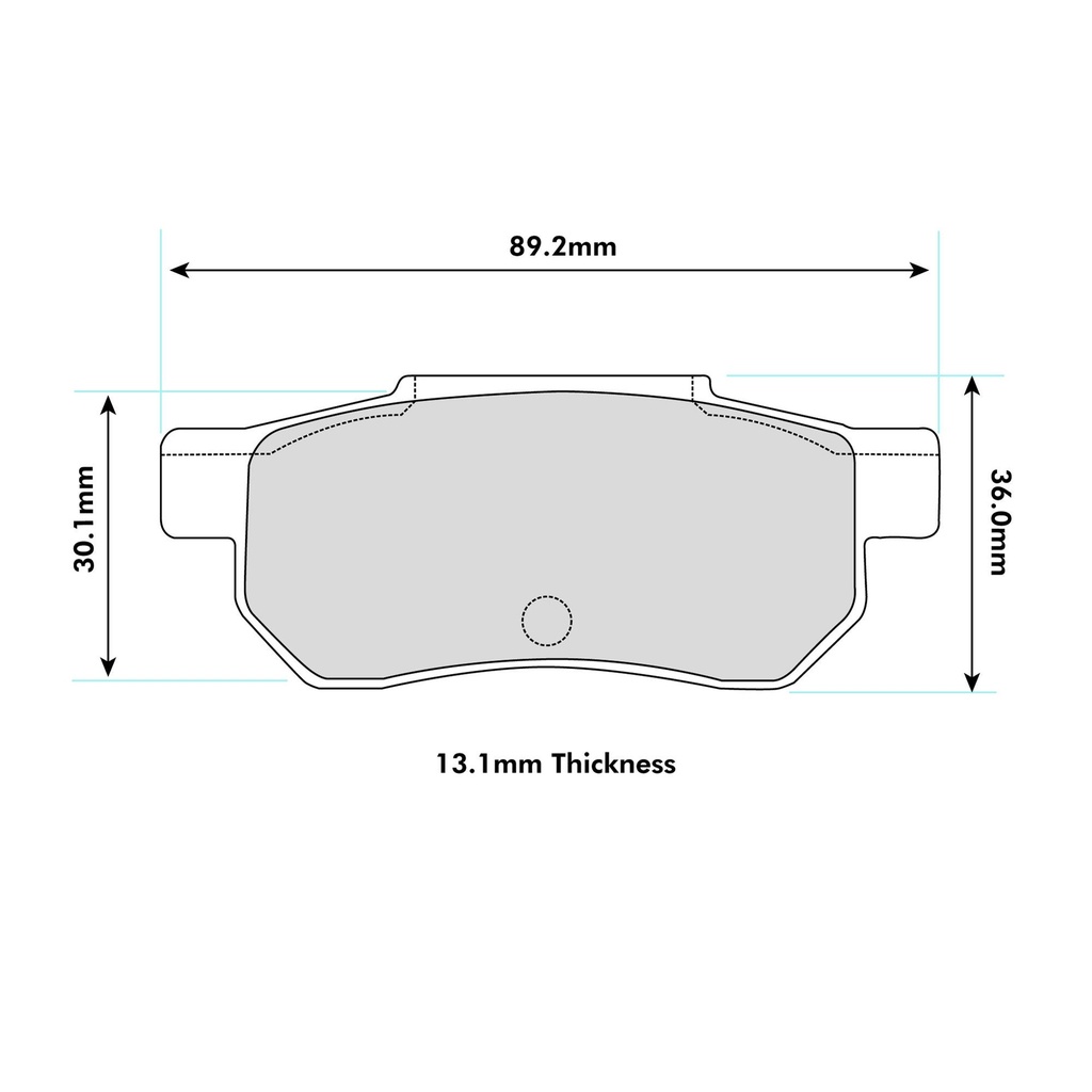 [PBS1163PT] PBS Brakes ProTrack Brake Pads