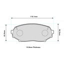 PBS Brakes ProTrack Brake Pads