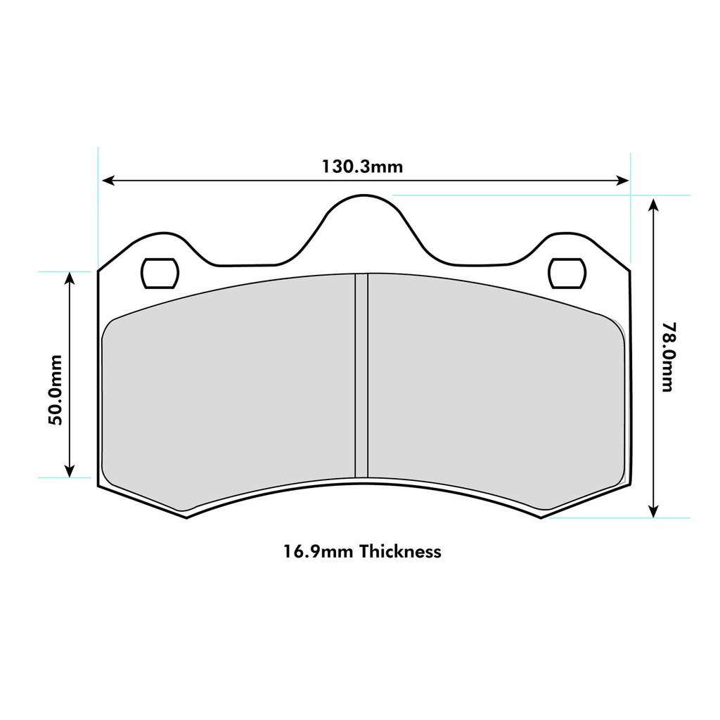 Ferodo DS2500 Brake Pads To Fit AP Racing CP6600 Calipers