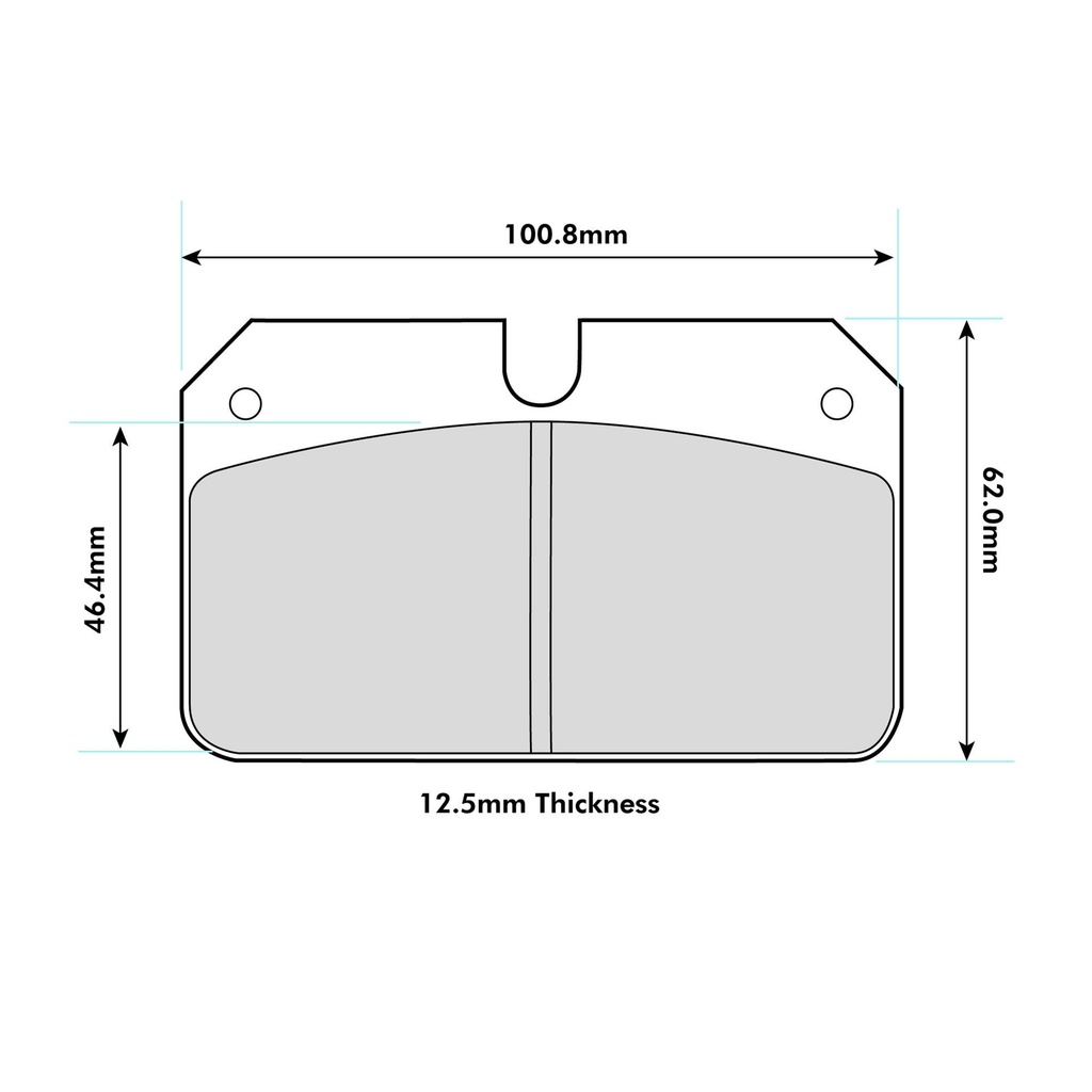 [FERFRP504R] Ferodo DS3000 Brake Pads To Fit Wilwood Dynalite Bridgebolt Calipers