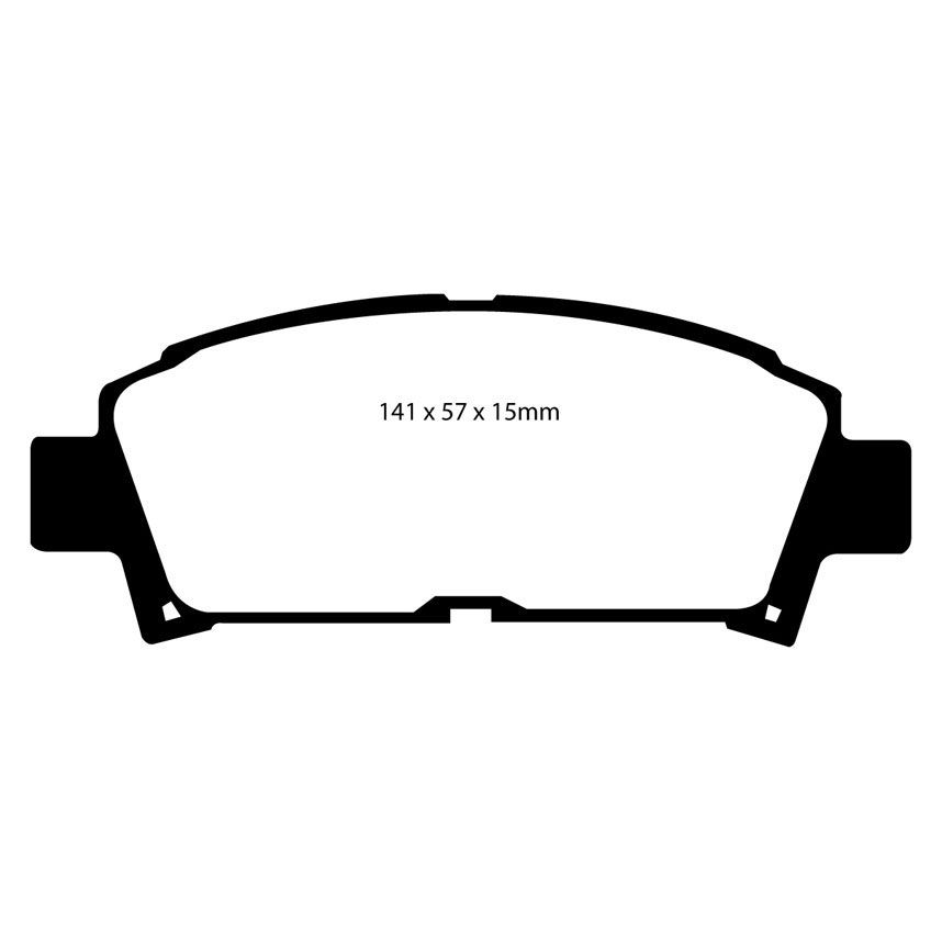EBC Brakes Yellowstuff Performance Brake Pads