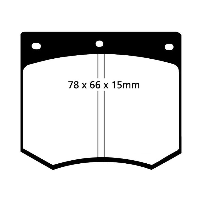 [EBCDP5291NDX] EBC Brakes Bluestuff NDX Brake Pads
