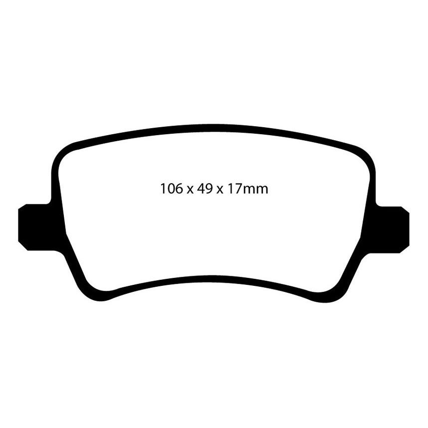 [EBCDP41934R] EBC Brakes Yellowstuff Performance Brake Pads