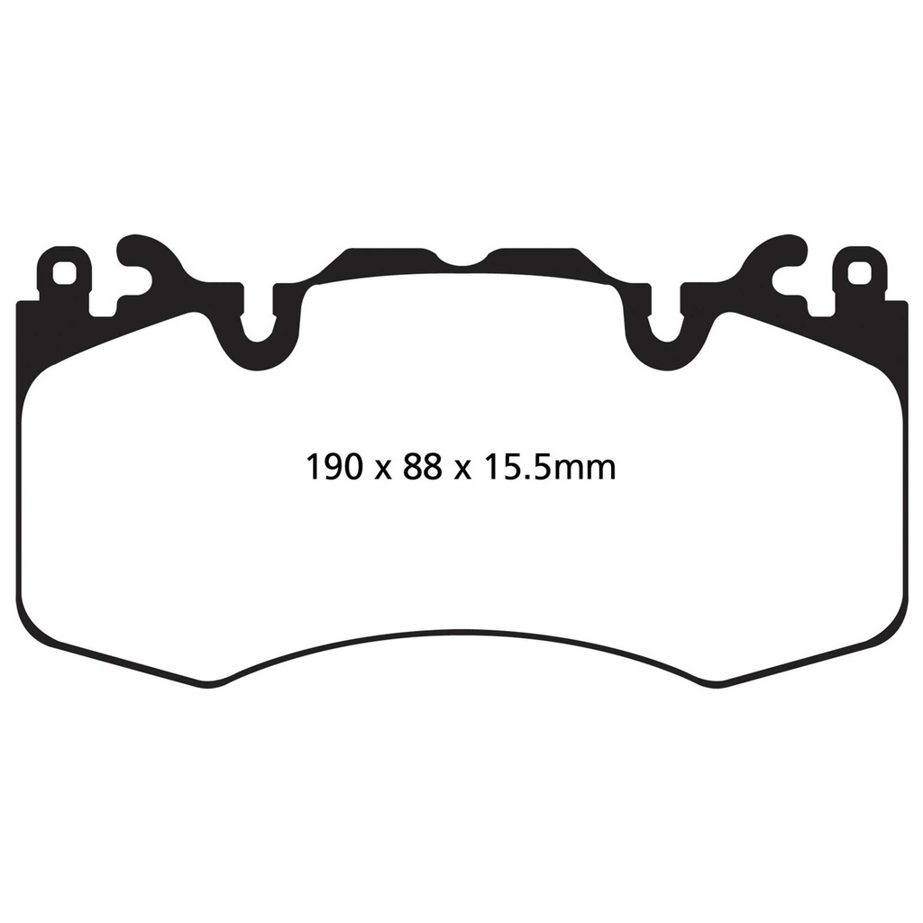 EBC Brakes Yellowstuff Performance Brake Pads