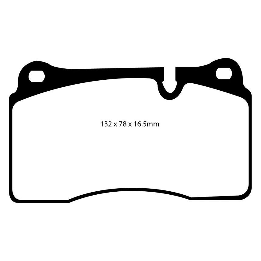 EBC Brakes Yellowstuff Performance Brake Pads