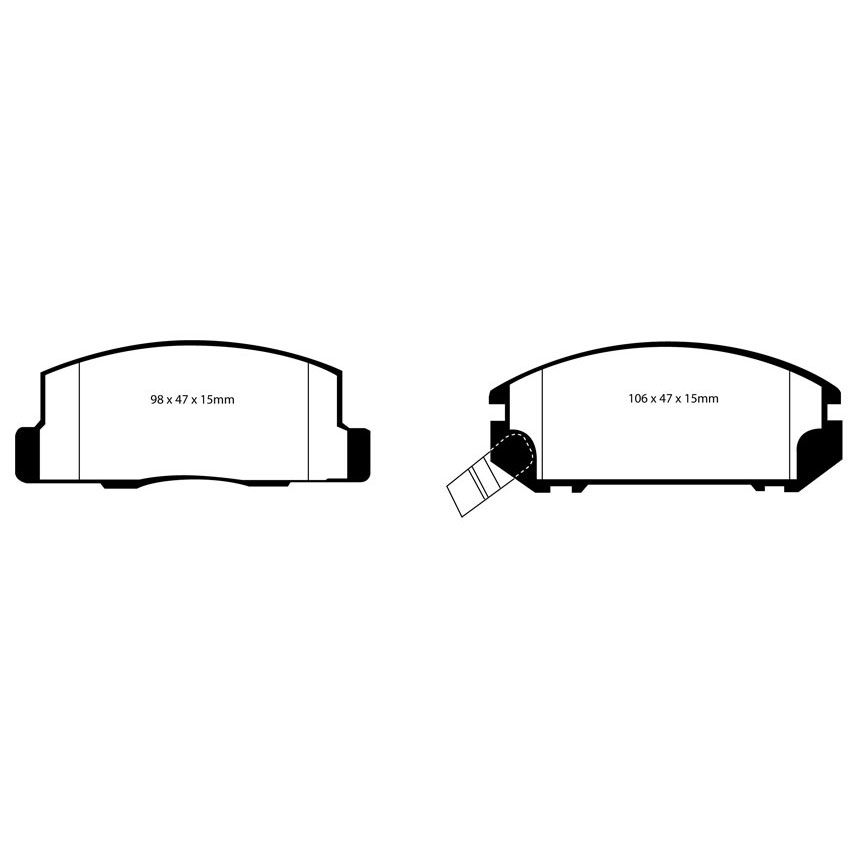 EBC Brakes Redstuff Performance Brake Pads