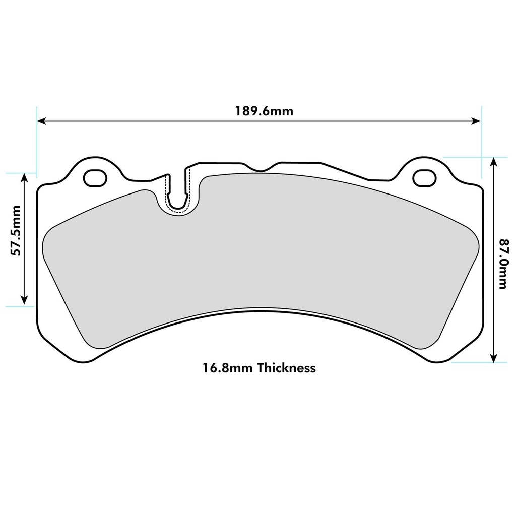 Ferodo DS2500 Brake Pads To Fit Brembo 07.8590.15 Calipers