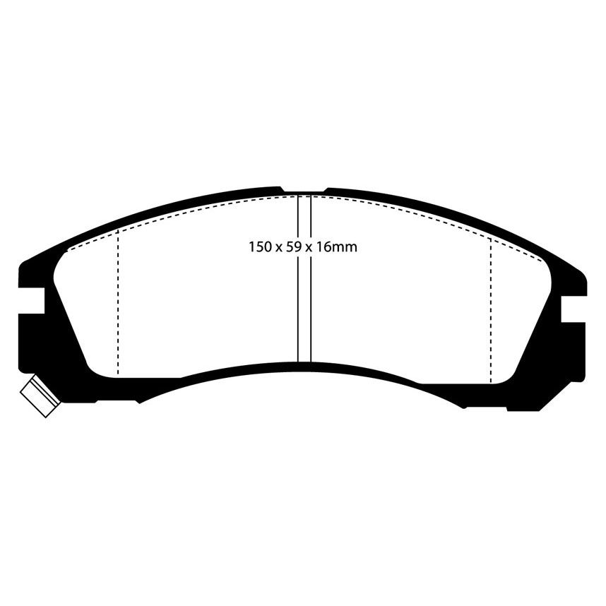 EBC Brakes Yellowstuff Performance Brake Pads