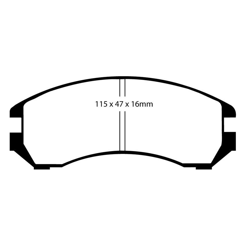 [EBCDP4665R] EBC Brakes Yellowstuff Performance Brake Pads