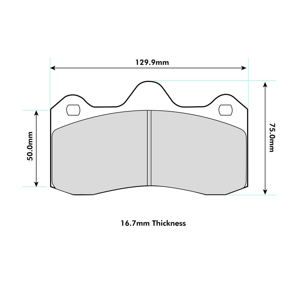 Ferodo DS3000 Brake Pads To Fit AP Racing CP6627 / OE calipers