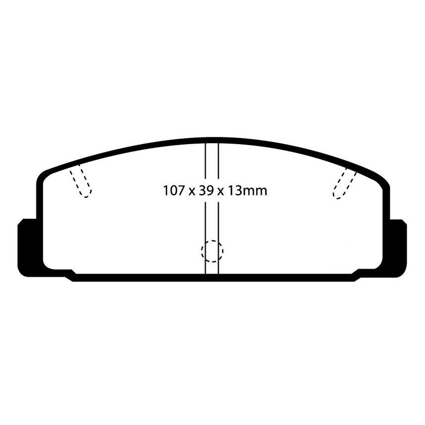 [EBCDP4729R] EBC Brakes Yellowstuff Performance Brake Pads