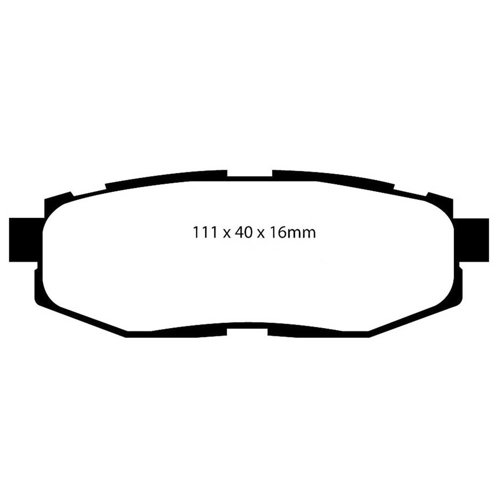 [EBCDP41758R] EBC Brakes Yellowstuff Performance Brake Pads