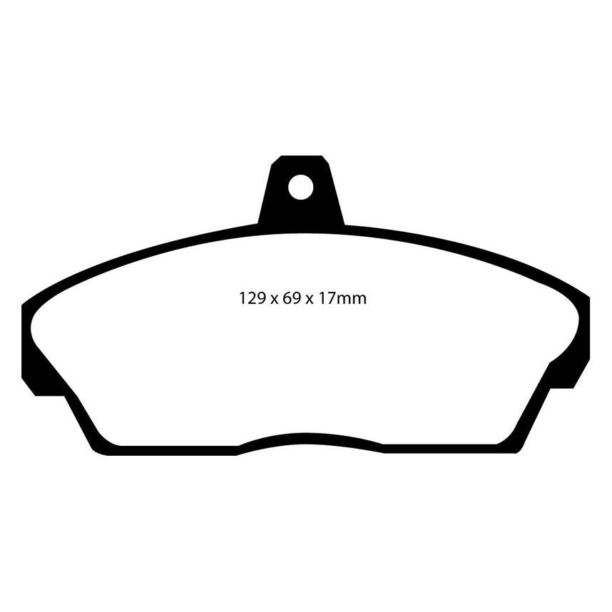 [EBCDP4815R] EBC Brakes Yellowstuff Performance Brake Pads