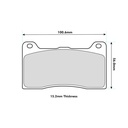 EBC Brakes Yellowstuff Brake Pads To Fit Wilwood Narrow Dynalite Calipers