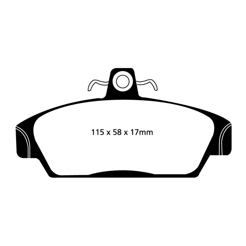 [EBCDP4817R] EBC Brakes Yellowstuff Performance Brake Pads