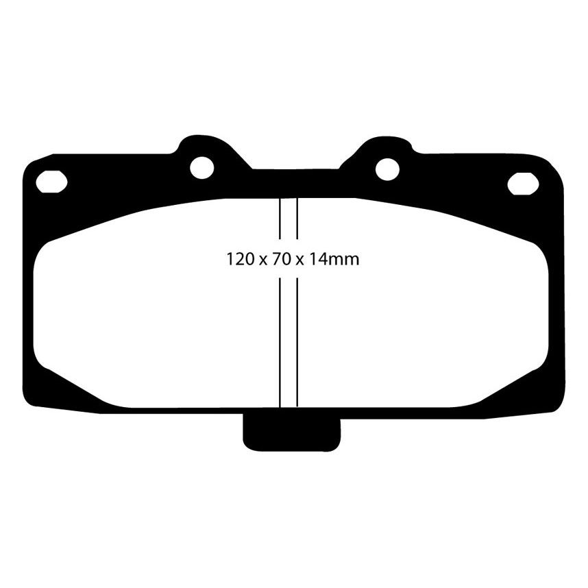 [EBCDP51200NDX] EBC Brakes Bluestuff NDX Brake Pads