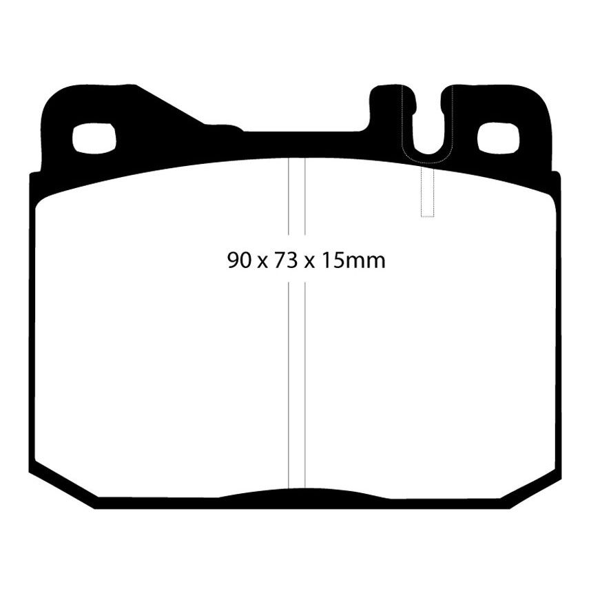 [EBCDP4261R] EBC Brakes Yellowstuff Performance Brake Pads