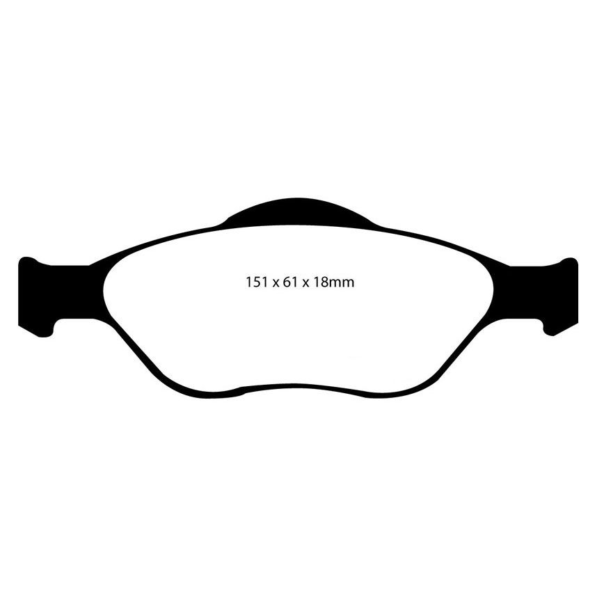 [EBCDP41320R] EBC Brakes Yellowstuff Performance Brake Pads