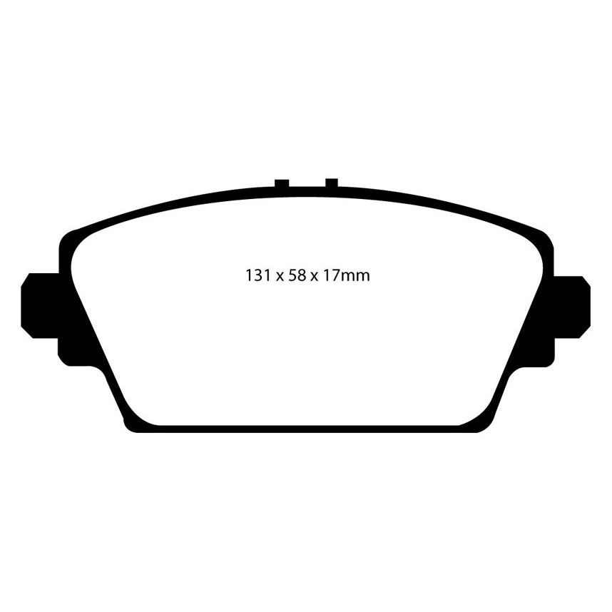 [EBCDP41339R] EBC Brakes Yellowstuff Performance Brake Pads