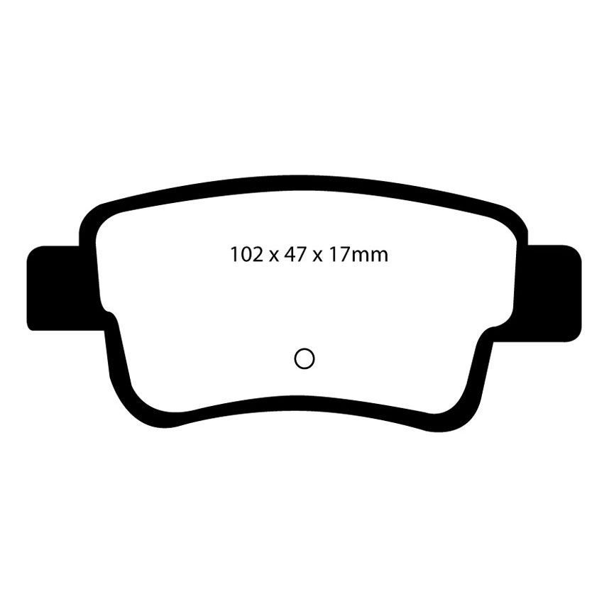 [EBCDP41599R] EBC Brakes Yellowstuff Performance Brake Pads