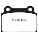 EBC Brakes Redstuff Performance Brake Pads