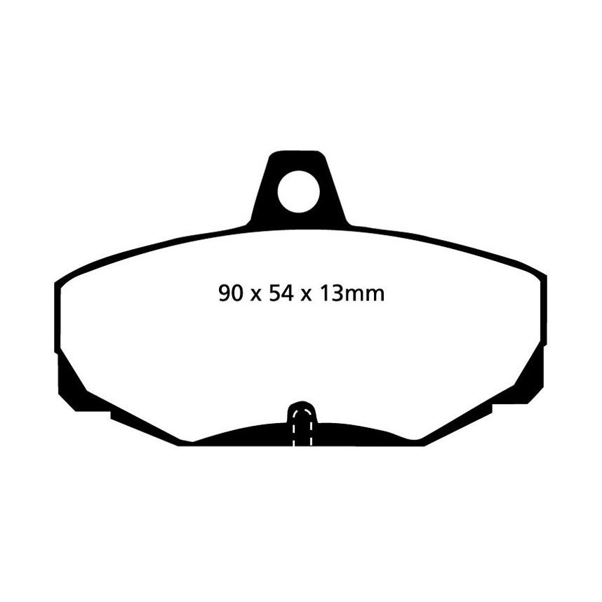[EBCDP4617R] EBC Brakes Yellowstuff Performance Brake Pads