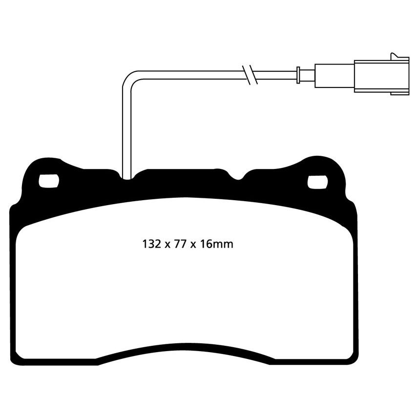 [EBCDP31536C] EBC Brakes Redstuff Performance Brake Pads