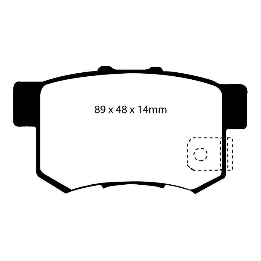 [EBCDP41193R] EBC Brakes Yellowstuff Performance Brake Pads