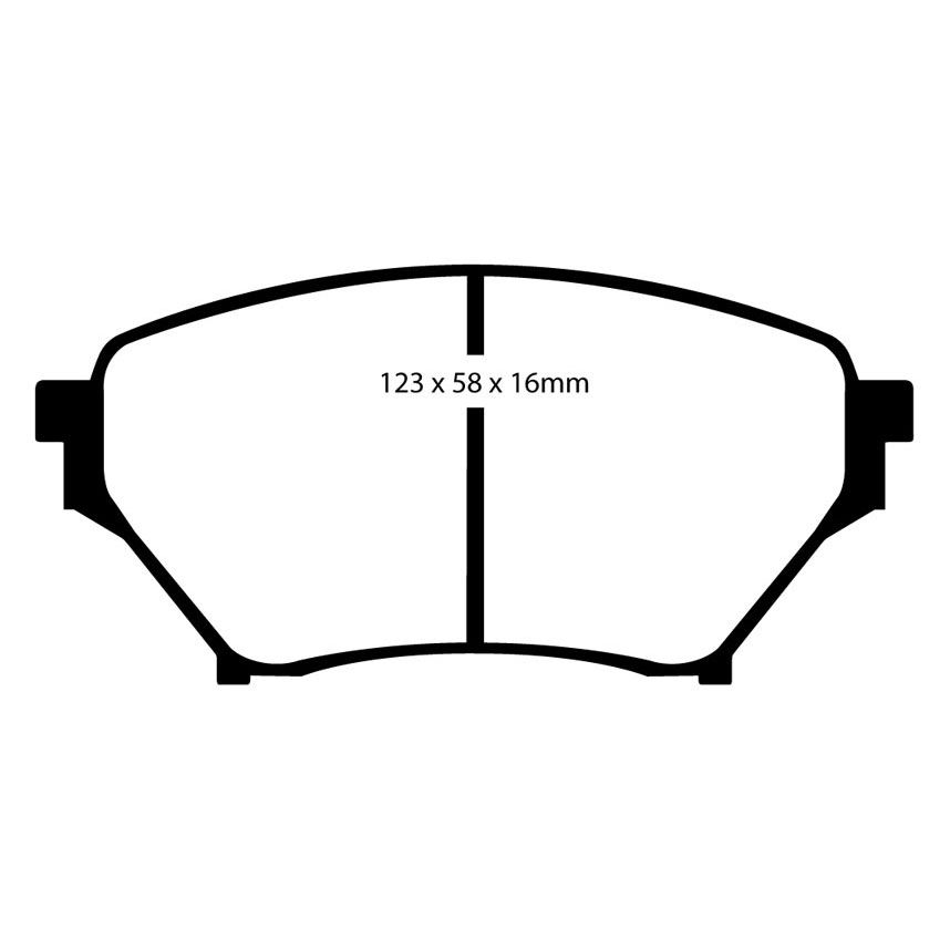 [EBCDP41452R] EBC Brakes Yellowstuff Performance Brake Pads