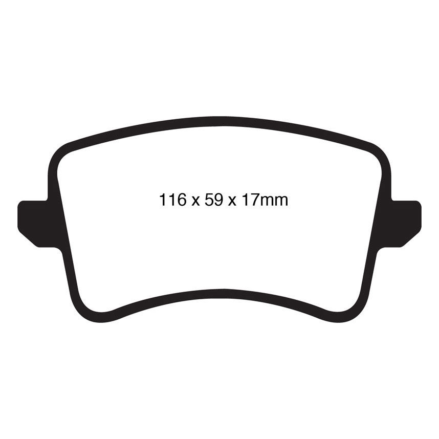 EBC Brakes Yellowstuff Performance Brake Pads