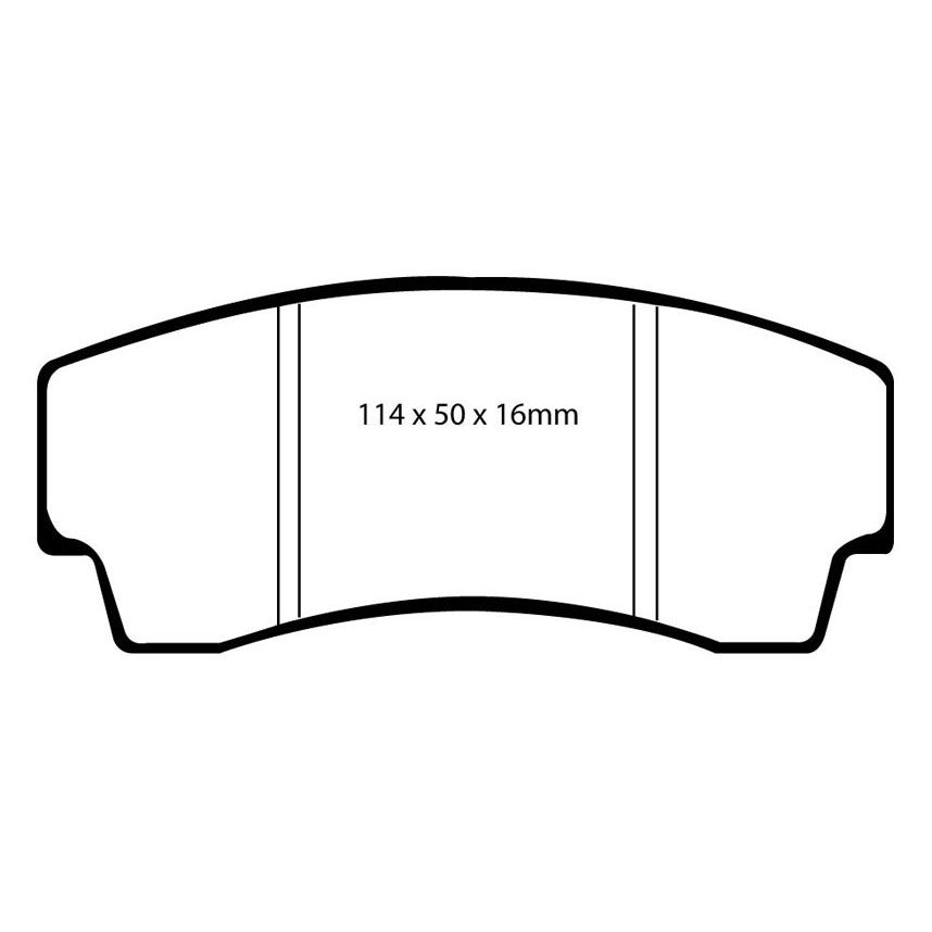[EBCDP4008R] EBC Brakes Yellowstuff Performance Brake Pads