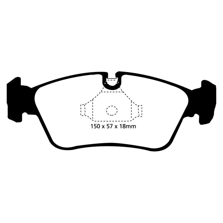 EBC Brakes Yellowstuff Performance Brake Pads