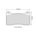 EBC Brakes Bluestuff NDX Brake Pads To Fit Wilwood Dynapro / Billet Dynalite Calipers