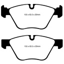 EBC Brakes Yellowstuff Performance Brake Pads