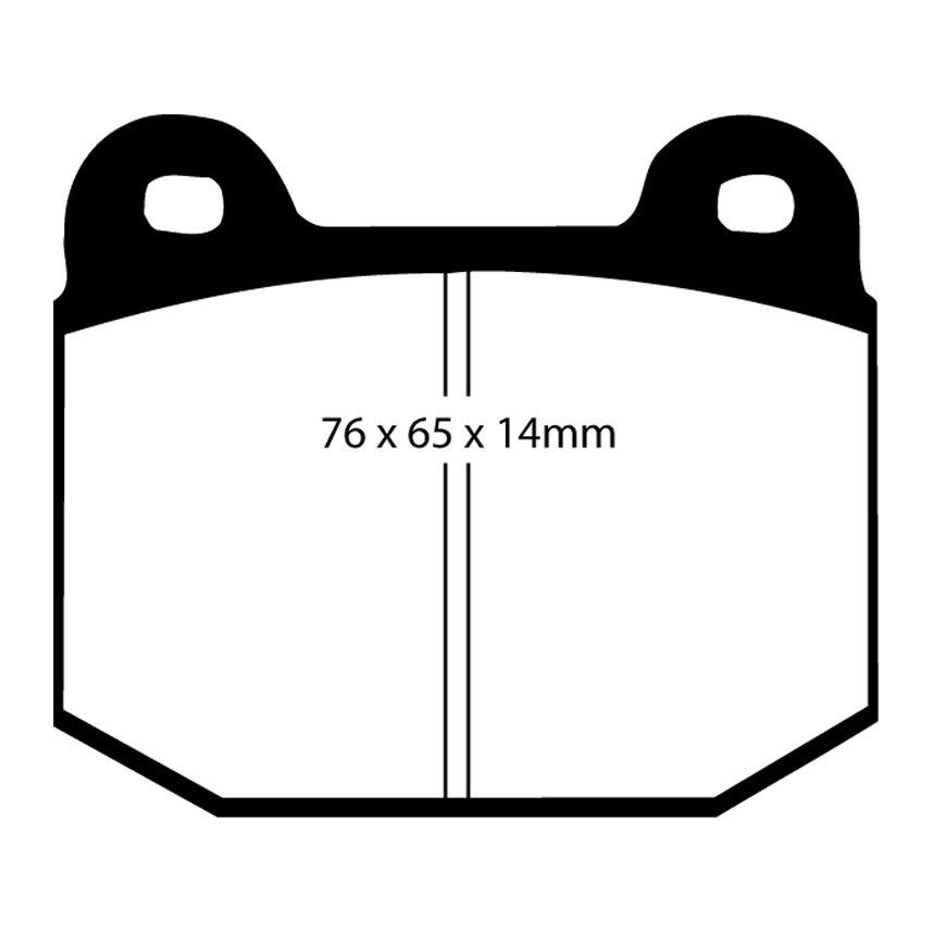[EBCDP31538C] EBC Brakes Redstuff Performance Brake Pads