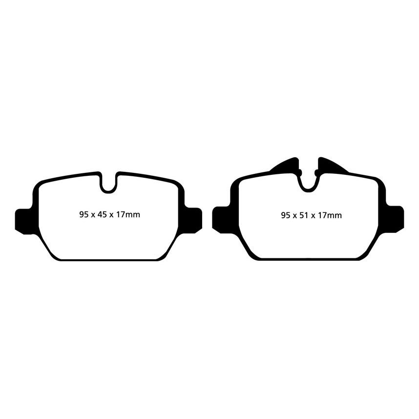[EBCDP41576R] EBC Brakes Yellowstuff Performance Brake Pads