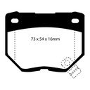 EBC Brakes Yellowstuff Performance Brake Pads