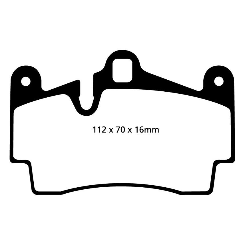 [EBCDP41474R] EBC Brakes Yellowstuff Performance Brake Pads