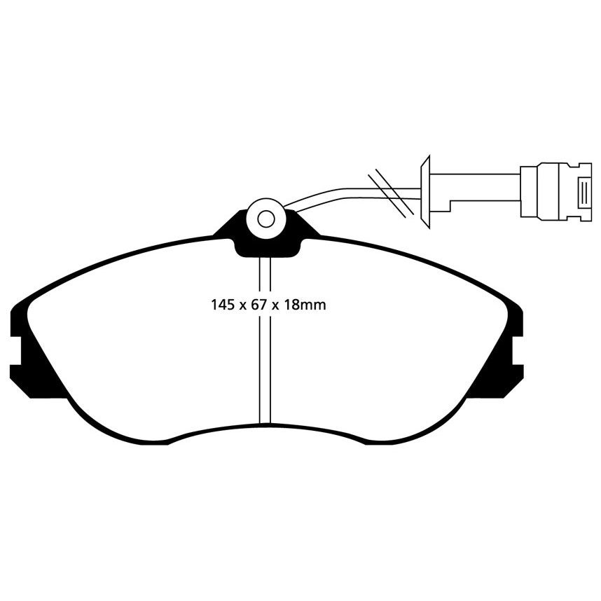 [EBCDP4711R] EBC Brakes Yellowstuff Performance Brake Pads